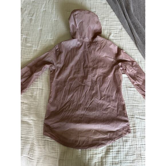 Lululemon Sheerjoy Pink Full Zip Waterproof Hooded Jacket Women's 8 Lightweight - Picture 14 of 16